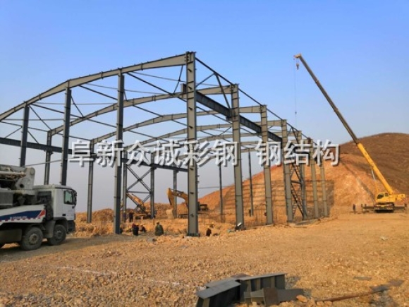 庫(kù)倫旗糧庫(kù)鋼結(jié)構(gòu)廠(chǎng)房